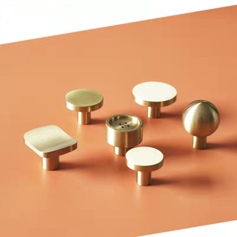 Kitchen Uncle - โมเดิร์นทองเหลืองตู้ห้องครัว Knobs ดึง Gold เฟอร์นิเจอร์ลิ้นชัก Dresser