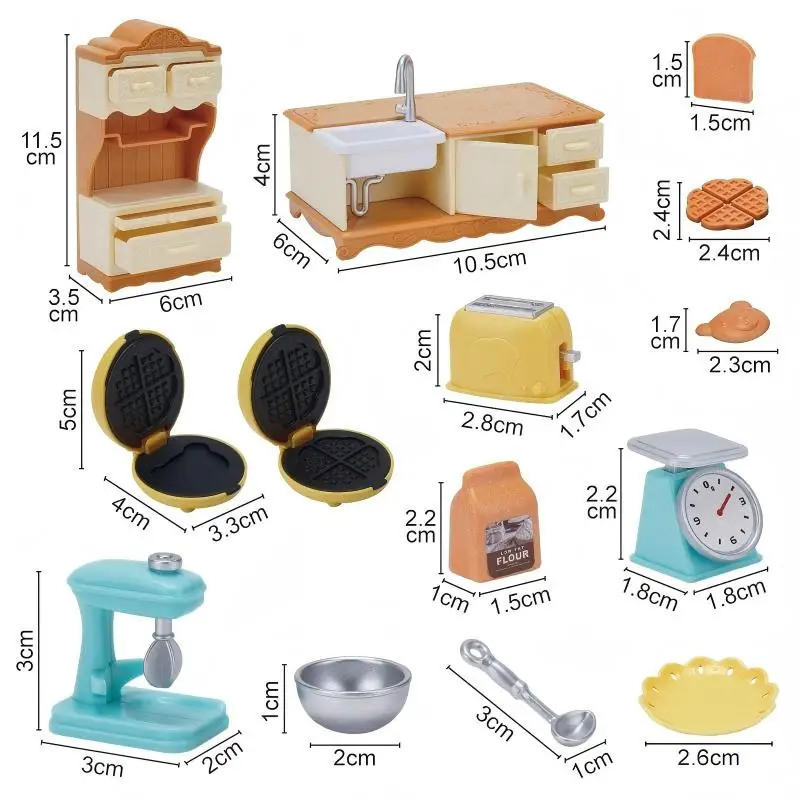 ชุดเฟอร์นิเจอร์จิ๋วสำหรับบ้านต - Kitchen Uncle บทวิจารณ์และราคา