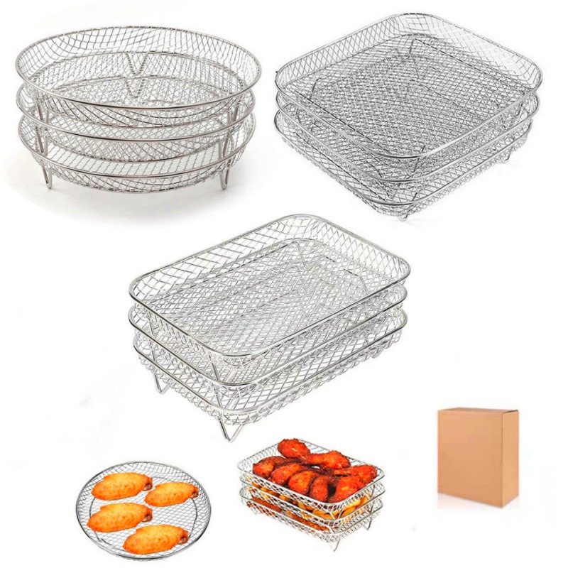 ตะแกรงสแตนเลส 304 แบบ 3 ชั้น ว - Kitchen Baking Rack บทวิจารณ์และราคา